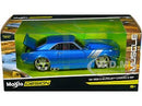 1968 Chevrolet Camaro Z/28 Blue Metallic with Silver Stripes "Classic Muscle" Series 1/24 Diecast Model Car by Maisto