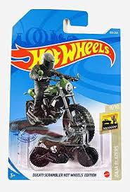 hot wheels ducati scrambler hot wheels edition (green)