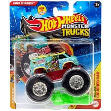 hot wheels monster trucks snack pack 4/5 fruit smasher