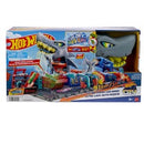 hot wheels city ultra shark car wash with color reveal