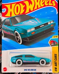 hot wheels dmc delorean hw art cars