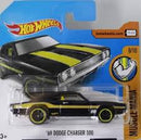 Hot Wheels '69 Dodge Charger 500 Black Yellow Muscle Mania 6/10 short card