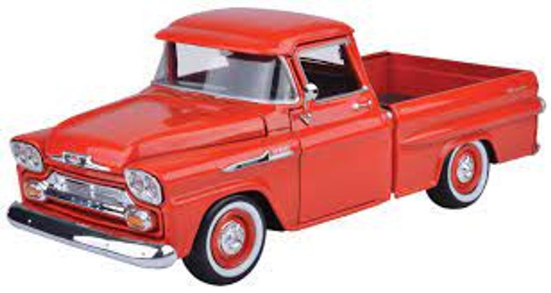 Motor Max 1/24 1958 Chevy Apache Fleetline Pickup-Gloss Orange (