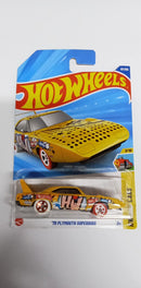 2025 Hot Wheels '70 Plymouth Superbird Yellow 87/250 HW Art Cars 7/10  (HYX31)