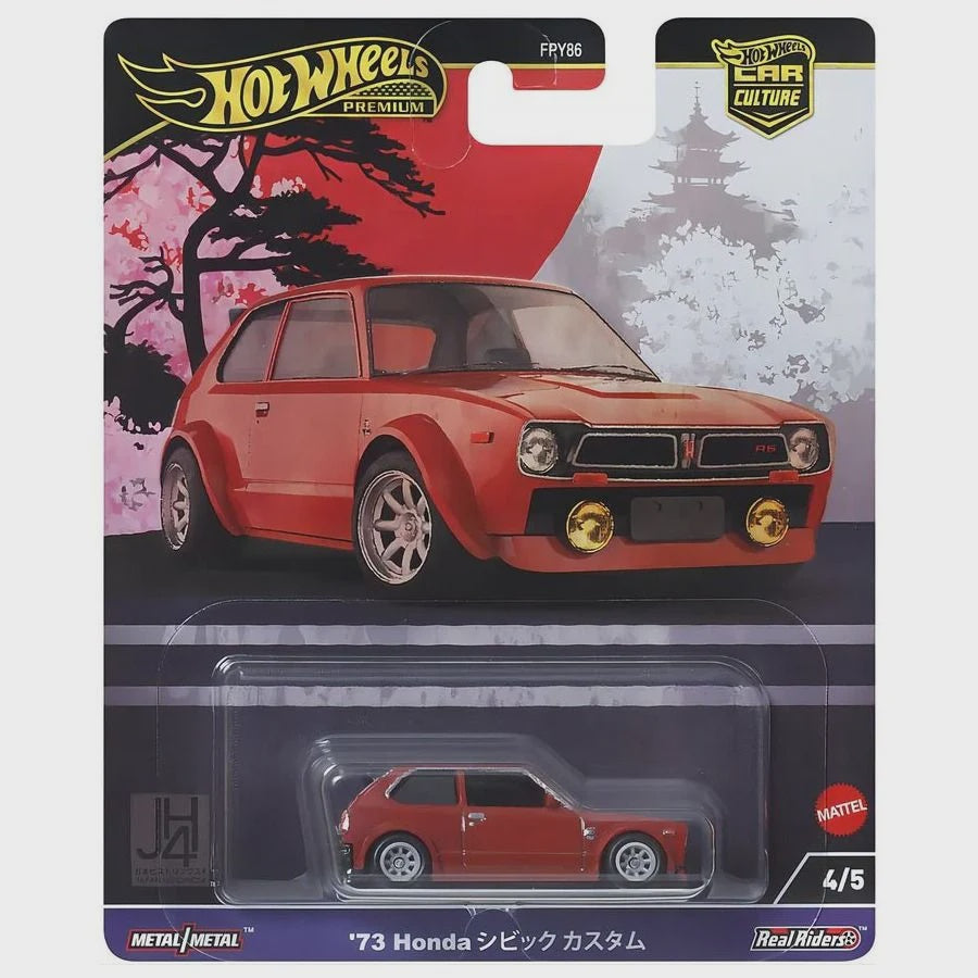 2024 Hot Wheels Premium Japan Historic Car Culture '73 Honda Civic