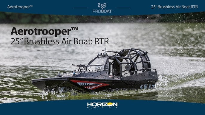aerotrooper 25-inch brushless air boat