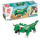 qman tyrannosaurus warlord- Forest Green Horned Dinosaur 2/6