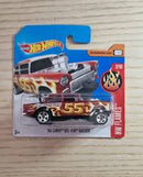 Hot Wheels ’55 Chevy Bel Air Gasser Red HW Flames- short card