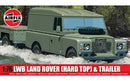 A02324 LWB Land Rover (Hard Top) & Trailer
