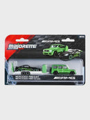 Majorette 1:64 Mercedes-AMG Deluxe Trailer G63 & GT63 Die-Cast Car Transporter Set