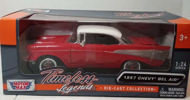 Chevrolet Bel Air 1957 MotorMax Timeless Legends 1/24 Die Cast Model Car