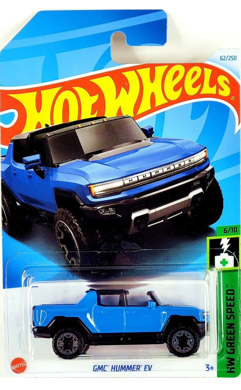 Hot Wheels 2024 62/250-GMC Hummer EV-HW Green Speed 6/10 (HTB83)