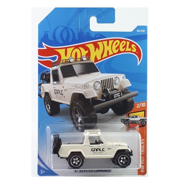 Hot Wheels 84/250  Vehicle Jeepster Commando White 1967 -2/250 (FYB53)