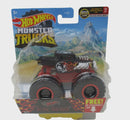Hot Wheels Monster Trucks Bone Shaker with Re-Crushable Car