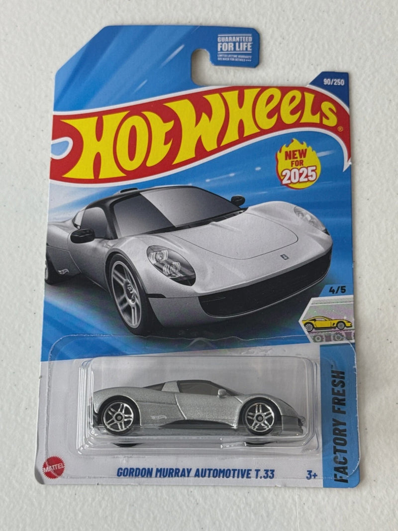hotwheels  2025 grey Gordon murray automotive  T.33