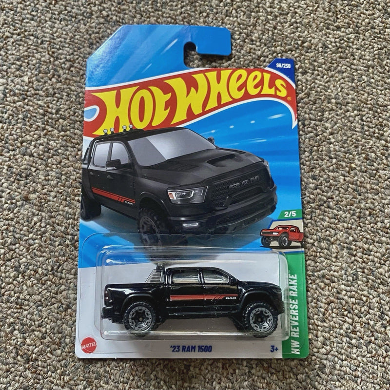 23 Ram 1500 (Black) - Hot Wheels Reverse Rake (2025) 2/5