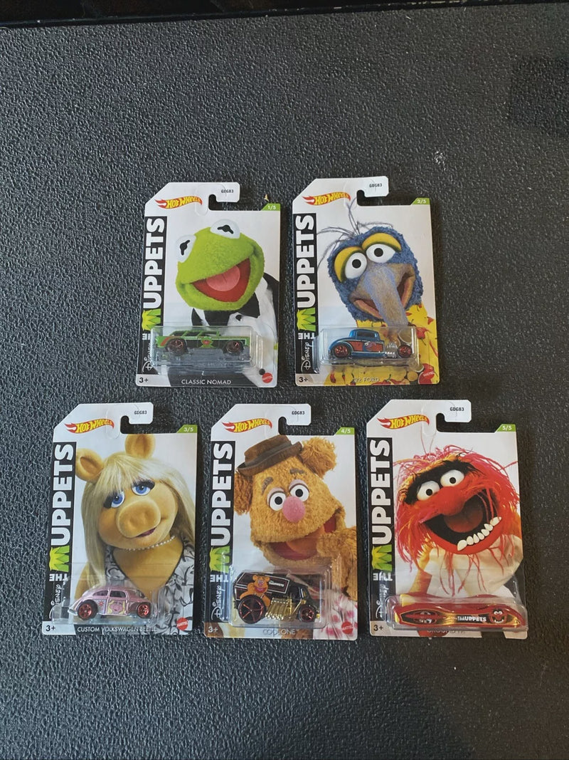 Hot Wheels Themed Entertainment The Muppets Series (2021) Set of 5