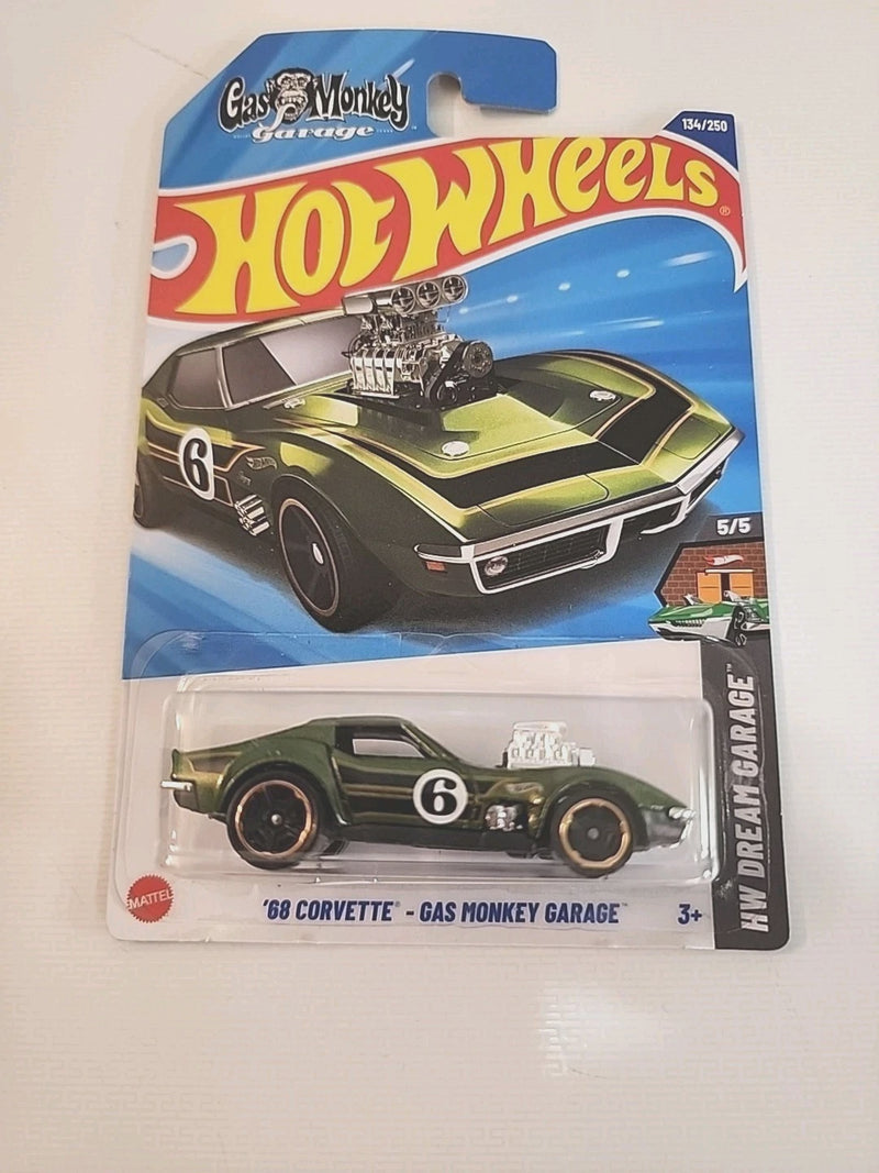 Hot Wheels 68 Corvette Gas Monkey Garage