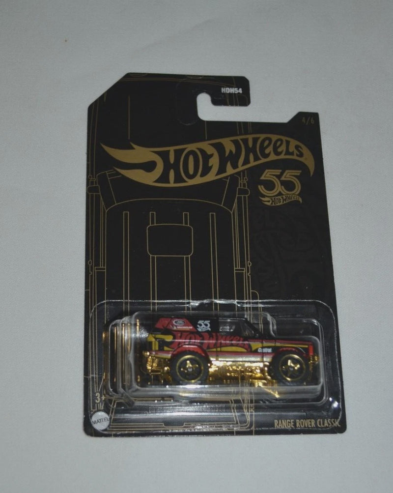 HOT WHEELS 2022 55TH ANNIVERSARY 4/6 - RANGE ROVER CLASSIC BLACK