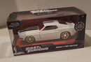 Fast and Furious Roman’s Ford Mustang White 1:32 Diecast Car Jada