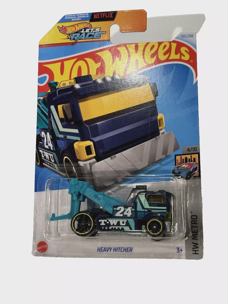 2024 Hot Wheels Heavy Hitcher BLUE 4/10 HW Metro 135/250 (HTB16)