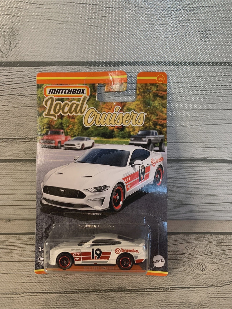 Mattel Matchbox 2022 Local Cruisers 2019 Ford Mustang GT White