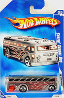 HOT WHEELS 2009 HW City Works 5/10 Gray Surfin' School Bus