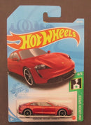 hot wheels porsche taycan turbo s red