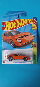 HOT WHEELS 71 lambogini miura sv orange