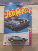 hot wheels dmc delorean blue