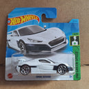 hot wheels rimac nevera white short card