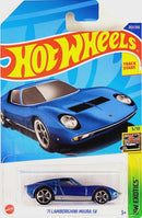 hot wheels 71 lamborghini miura sv blue