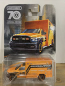 matchbox moving parts 2019 ram ambulance 70 years special edition