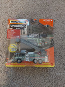 matchbox working rigs pierce velocity arial platform fire truck gold
