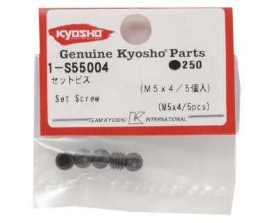 Kyosho 5x4mm Set Screw (5) [KYO1-S55004] -