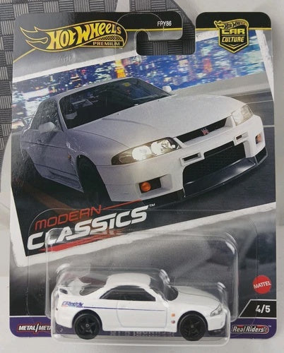Hot Wheels Premium Car Culture Modern Classics Nissan Skyline GT-R (BCNR33)