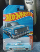 Hot Wheels 2025 83' Chevy "Light Blue " Silverado Truck 157/250, 9/10.