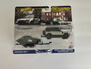HOT WHEELS JAGUAR MK1 & 2023 LAND ROVER DEFENDER 110 TEAM TRANSPORT