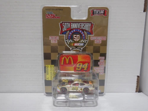 Racing Champions Nascar Gold Bill Elliott 1998 McDonalds 50th Anniversary