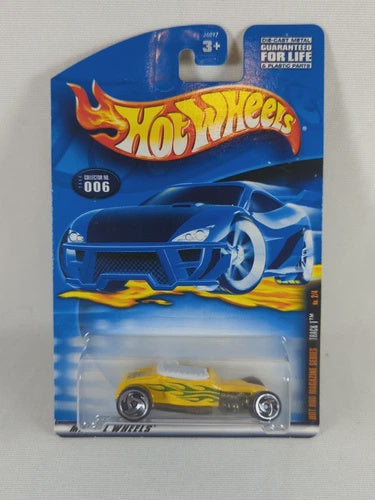 Hot Wheels Track T Yellow Flames 2000 Hot Rod Magazine Series
