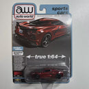 Auto World Premium 2020 Chevy Corvette Red Metallic Diecast Sports Ca