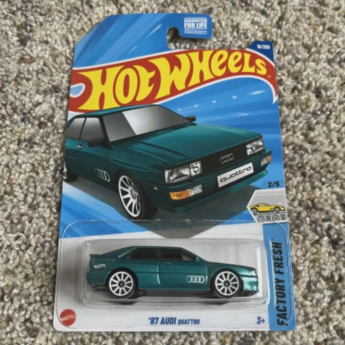 2025 New Hot Wheels Case A Mainline '87 Audi Quattro