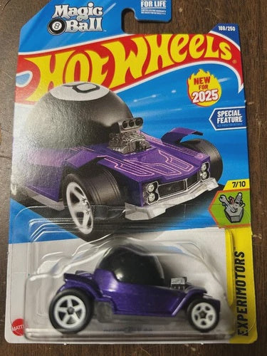 Hot Wheels Decidedly Go Experimotors – Modellauto 1:64, Lila/schwarz, Serie 7/10, Limited Edition 188/250