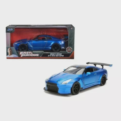 Jada Toys 253203014 Fast & Furious Brian's Nissan GT-R R35 Ben Sopra 1:24M