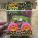 Hot Wheels Monster Trucks Glow in the Dark Twin Mill Green