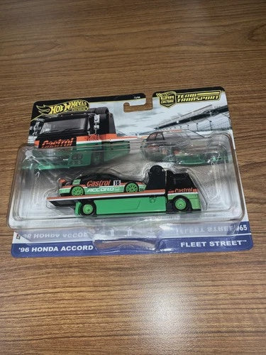 Hot Wheels Car Culture Team Transport 96 Honda Accord Fleet Street