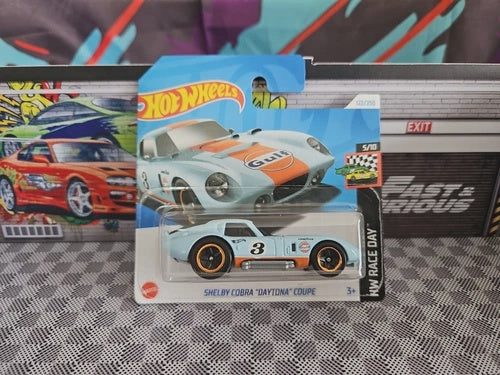 Hot Wheels Shelby Cobra Daytona Coupe 122/250 HW RACE DAY 5/10 (short card)