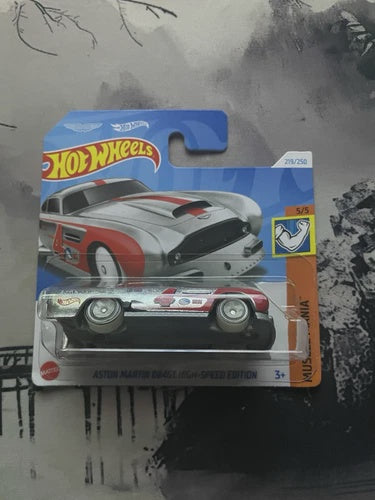 Hot Wheels Aston Martin DB4GT High Speed Edition Muscle Mania Short Card