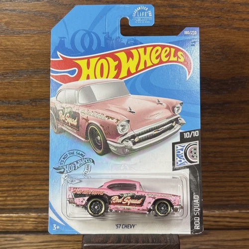 2020 Hot Wheels PINK '57 Chevy 180/250 Rod Squad 10/10