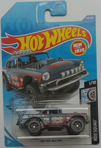 Hot Wheels Rod Squad 1/10 Big-Air Bel-Air 179/250 Gray